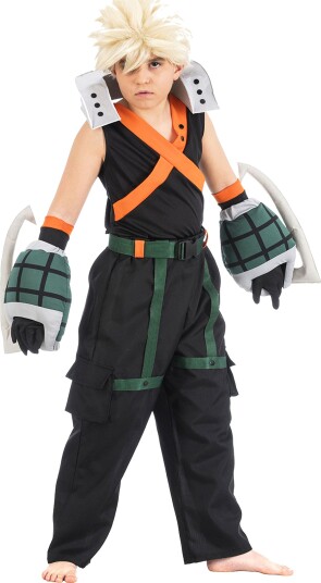 Chaks My Hero Academia Katsuki Bakugo Barn Kostyme Medium C4617128
