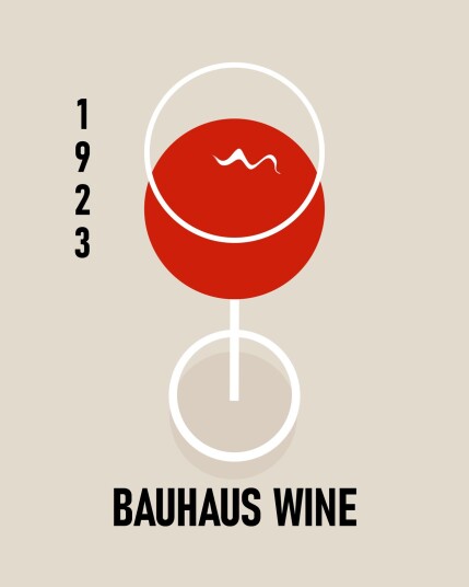 Plakat Bauhausvin 1923 Plakat Bauhausvin 1923