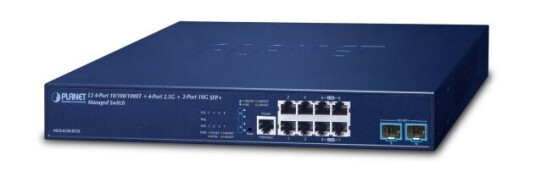 Planet L3 4-Port 10/100/1000T +, Håndtert, L3, Gigabit Ethernet (10/100/1000), Full Tosidig, Rack-Montering, 1U