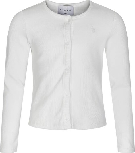 Vilje & Ve Helena Rib Cardigan Off White (122 / 7 år)