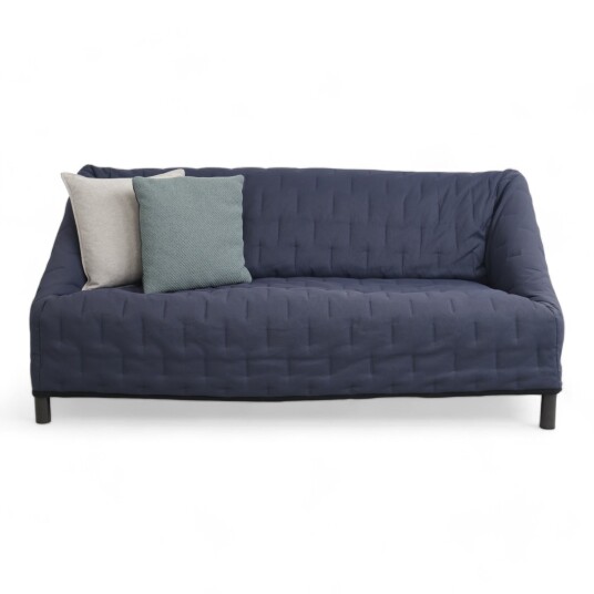 Ikea Nyrenset ypperlig sofa i mørk blågrå tekstil
