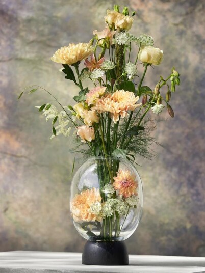 Chicura Morchella Vase Sort-Klar H27cm Chicura Morchella Vase Sort-Klar H27cm