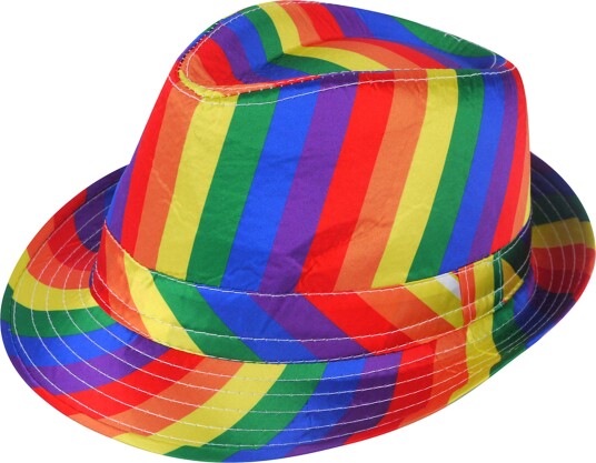 Henbrandt Gangster Hatt Pride One size H36 768