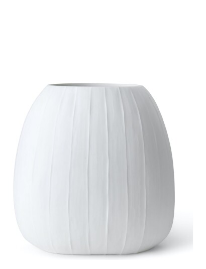 Nordstjerne Organic Vase White Nordstjerne OPAL WHITE H34CM