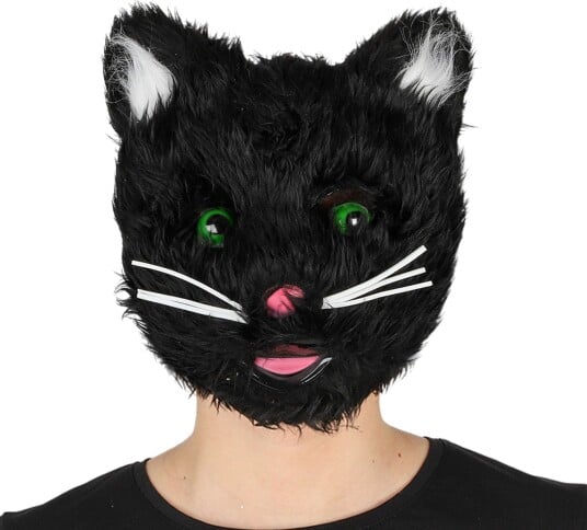 Hisab/Joker Katt Maske Svart One size 97935