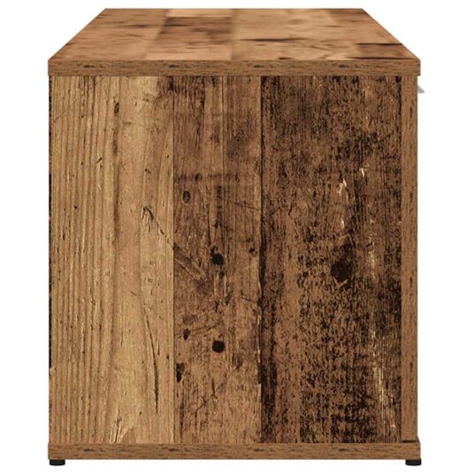  TV-benk gammelt tre 120x34x37 cm konstruert tre 8721158435095