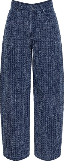 ONLY Onltaylor Hw Boucle Barrel Dnm Siji Blue S x 32