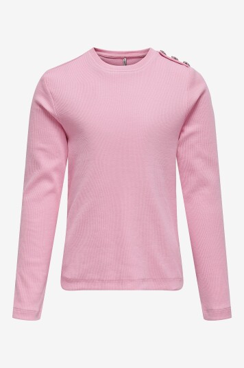 Kids Only Topp kogCheckie Life L/S Top Box Jrs Rosa