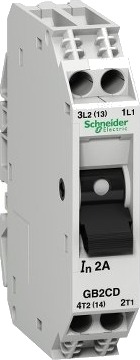 Schneider Electric Automatsikring 1Polet + Nul 2Aicu = 15Ka 230V - (6 Stk.)
