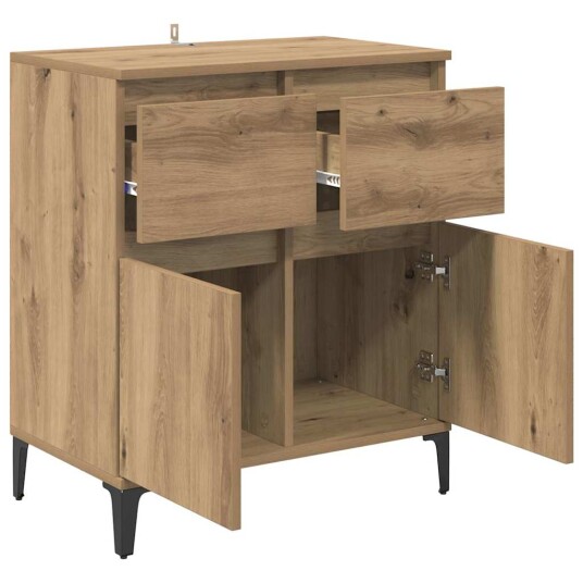 Serviesskap Artisan Eik 60 x 35 x 70 cm Ingeniørtre og jern