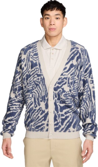 Nike M Fairway Fresh Cardigan Golfgenser herre Lt Orewood Brn Diffused Blue X Large
