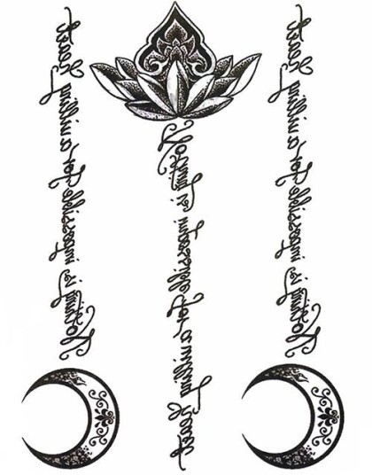 Nothing Is Impossible for a Willing Heart 3 stk Tatoveringer Fake Tattoo
