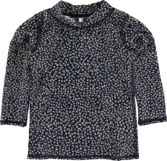 Soft Badetop   Dress Blue m. Leopard   Soft   62   Badetøy   Blå