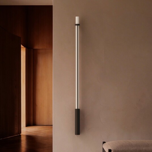 In Fine LED vegglampe mørkegrå høyde 160 cm IP65 – DCW Design Aluminium