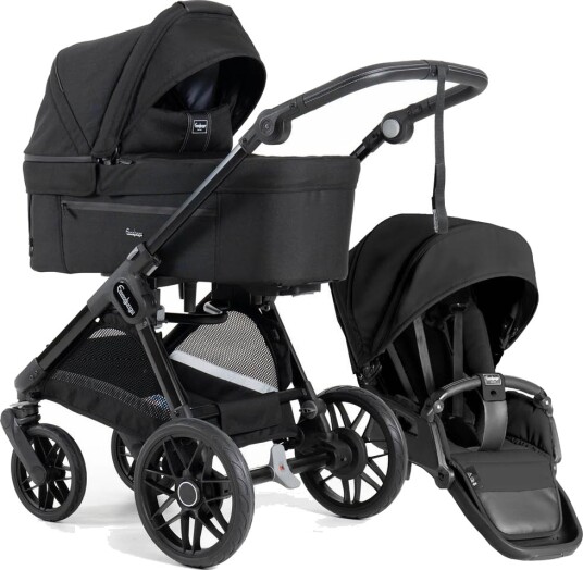 Emmaljunga Barnevogn Komplett Sento Pro Flat Urban Black