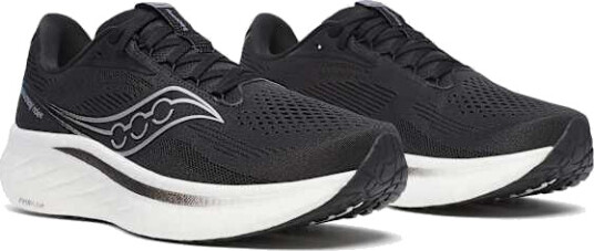 Saucony Ride 18 Herre Black/White 46.5