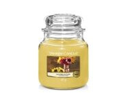 Yankee Candle Golden Autumn Medium Jar (Mittel), Cylinder, Gull, Citron, Ingefær, Musc Parfyme , menn, Patchouli, Vetiver, 75 timer, 1 stykker