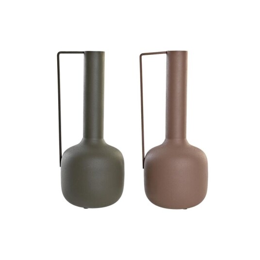 Dkd Home Decor Vase Dkd Home Decor 16 X 16 X 38 Cm Aluminium (2 Enheter)