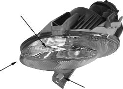 VAN WEZEL 4028997 Tåkelyskaster