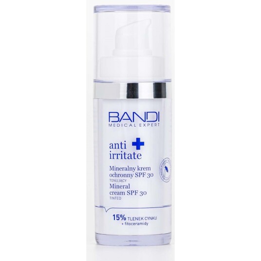 Bandi MEDICAL anti irritate Mineral cream SPF30 Tinted 30 ml Bandi MEDICAL anti irritate Mineral cream SPF30 Tinted 30 ml