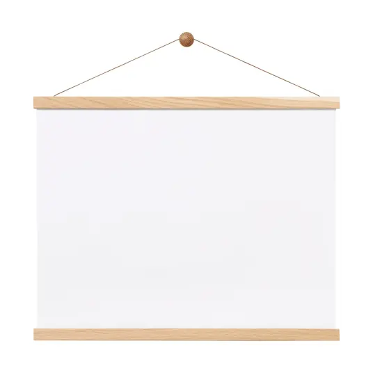 Magnetisk Rammeskinne I Egetræ 51 Cm