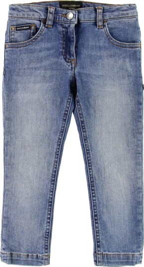 Dolce & Gabbana Jeans Lyd Denim m. Rosa Dolce & Gabbana 3 år 98 Jeans Blå
