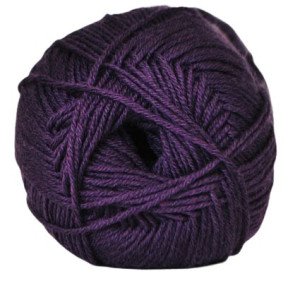 Hjertegarn Lana Cotton 212 Garn Farge 3714 Mørk Lilla