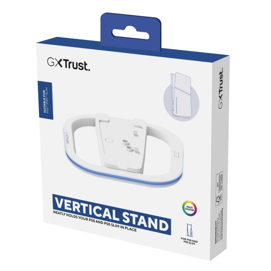 The Trust GXT229 LED PlayStation 5 vertikalt stativ The Trust GXT229 LED PlayStation 5 vertikalt stativ