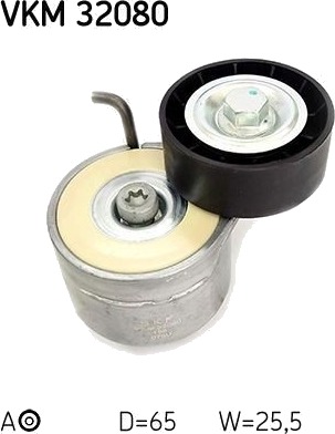 Strammehjul, kilerem SKF VKM 32080