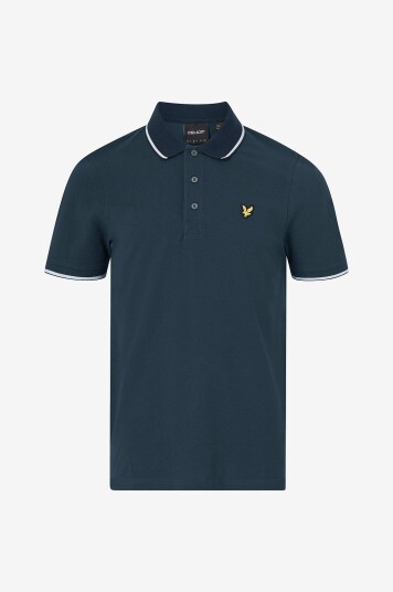 Lyle & Scott Piké Tipped Polo Shirt Blå Lyle & Scott Piké Tipped Polo Shirt Blå