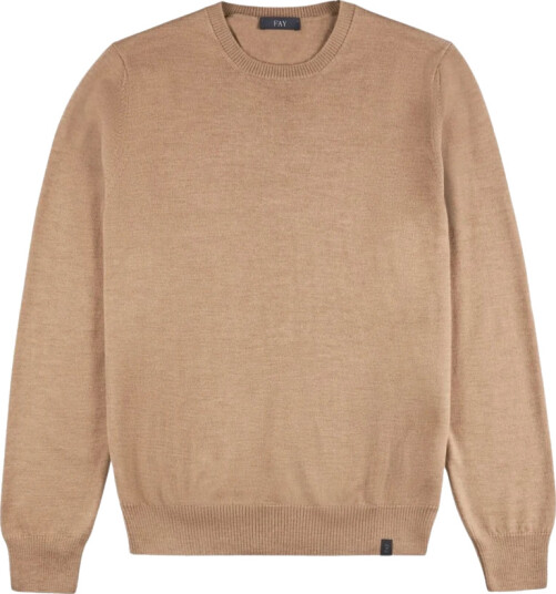 Fay Herre Strikkevarer Brun 2XL,