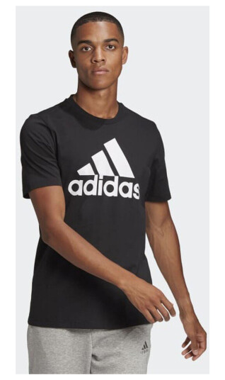 Adidas M Bl Sj T Black/White Xs T-Shirts Adidas M Bl Sj T Black/White Xs T-Shirts
