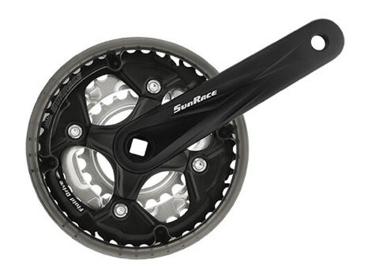 Sunrace kranksett 42/34/24T med 152mm pedalarm