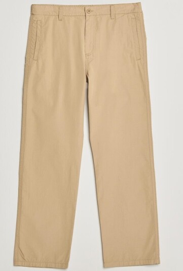 Filippa K Flynn Washed Cotton Drawstring Trousers Canvas Beige