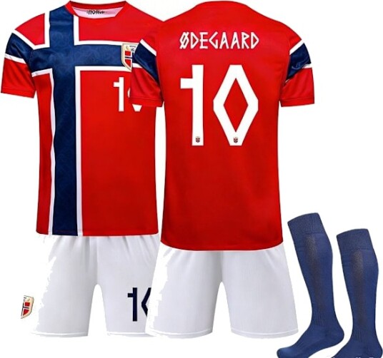 2026 VM Norge Landslag Hjemmedrakt Sportsdress Voksen Barn Nr. 10 Ødegaard 24