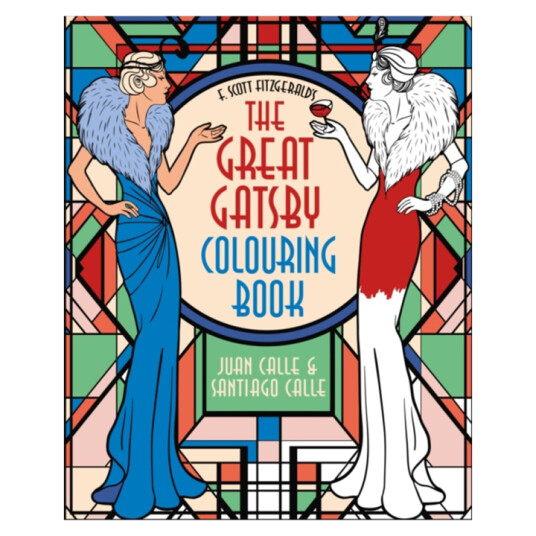 Books Great Gatsby Colouring Book Books Great Gatsby Colouring Book