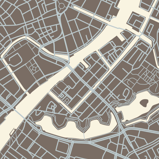 København Kart av Illux