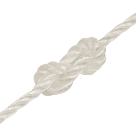  Arbeidstau hvit 8 mm 500 m polypropylen
