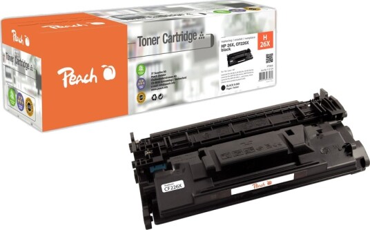 Peach-tonerkassetter som passer HP 26A Lasertoner Svart CF226A