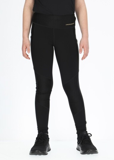 Swedemount Performance Tights Jr Glossy Black 120 Løpetights