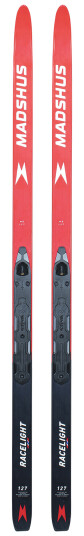 Madshus XC Skis Racelight Classic MG Jr 22/23, langrennsski junior 127 Black/ Red