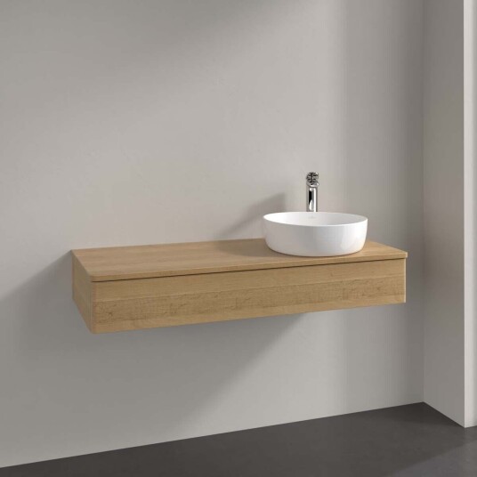 Villeroy & Boch Antao Servantskap med 1 skuff 120x50x19 cm u/lys Eik