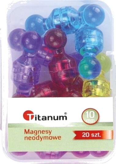 Titanum Magnet Neodym Miks 10 Mm 20 Stk Titanum