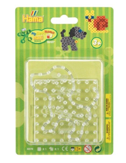 Hama Maxi Ironing Plate Set - Square & Dog