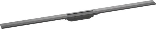 Hansgrohe RainDrain Flex Kappesett 120 cm, Børstet Sort Krom