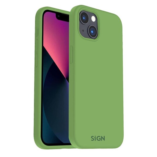 SiGN Liquid Silicone Case Til Iphone 14 - Jade Grønn