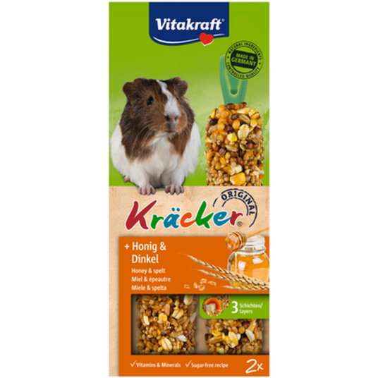 Crackers Marsvinhonning 10X2 Pakning Smådyr Snacks Vitakraft