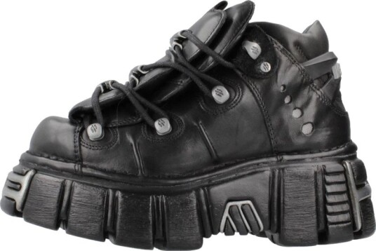 New Rock Dame Sko Svart 45 EU, New Rock Dame Sko Svart 45 EU,