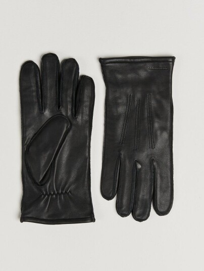 J.Lindeberg Milo Leather Glove Black J.Lindeberg Milo Leather Glove Black