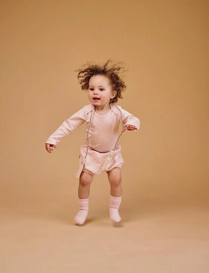 GoBabyGo Hazel Body Long Sleeve Pink 68